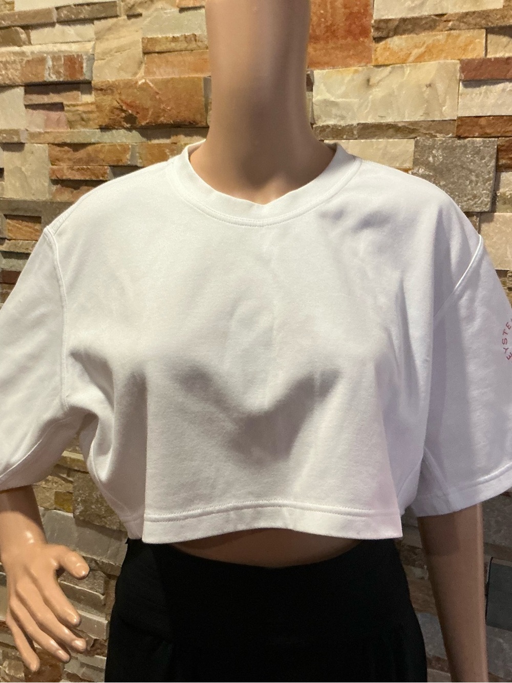 Adidas by Stella McCartney Crop Tee White Women